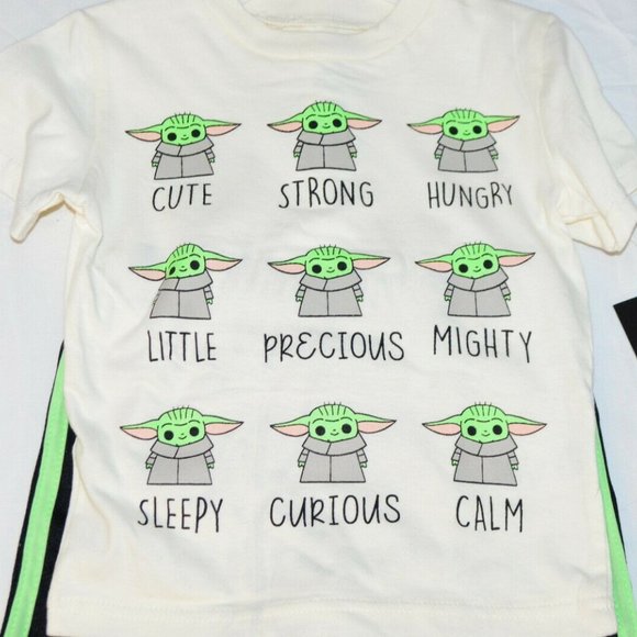 The Mandalorian Baby Yoda Boys T-Shirt and Shorts - Picture 7 of 9